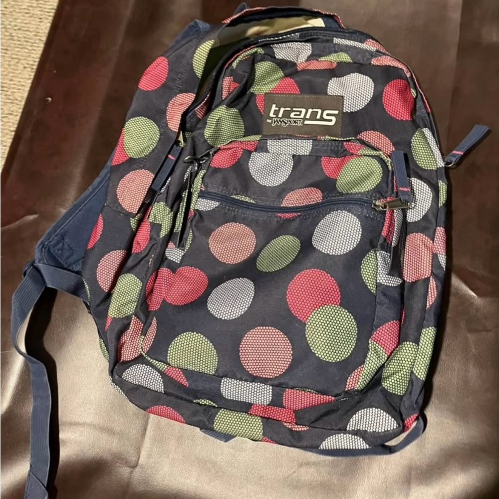 Trans Jansport and Polka Dot Backpack - Multicolor